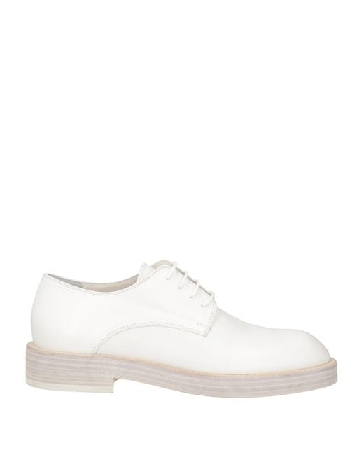 Ann Demeulemeester White Lace-up Shoes for men