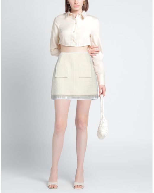 N°21 Natural Mini Skirt