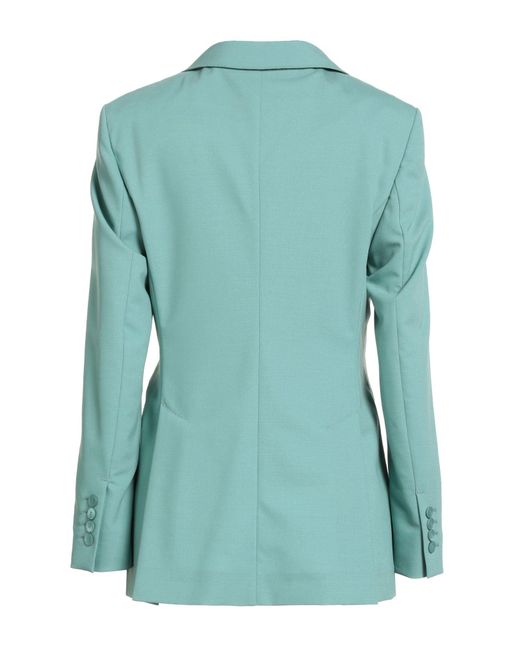 Max Mara Green Blazer Virgin Wool, Mohair Wool, Elastane