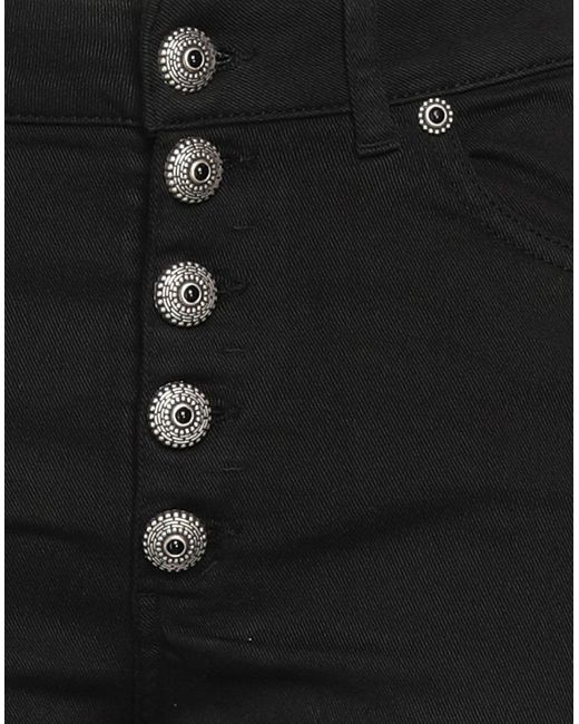 Dondup Black Denim Shorts