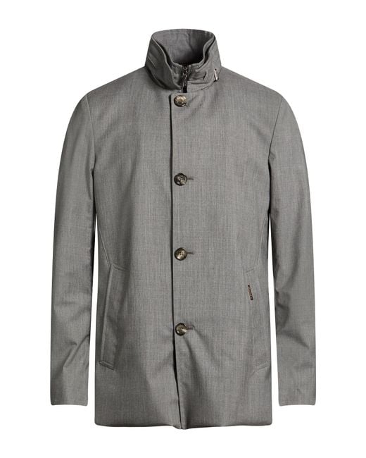 Moorer Gray Jacket Virgin Wool, Silk for men