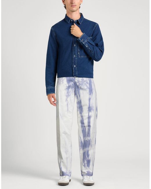 Aries Blue Pants for men