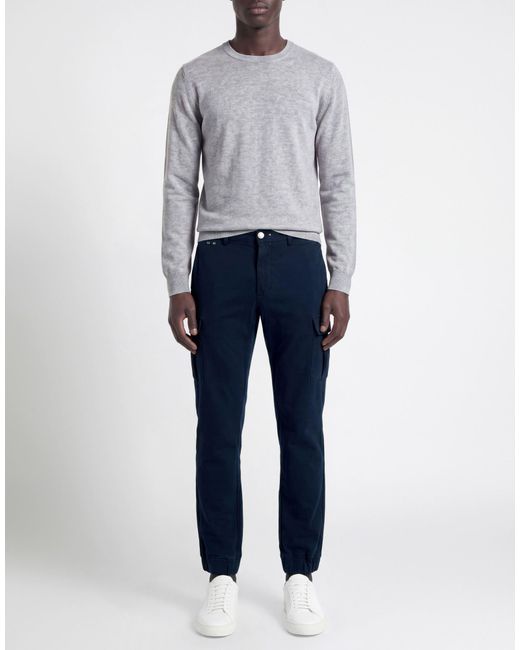 Tramarossa Blue Pants Cotton, Elastane for men