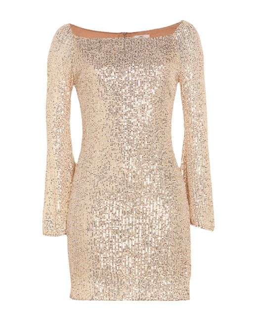 Carla G Natural Mini Dress Polyester