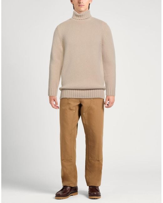 Drumohr Natural Turtlenecks for men