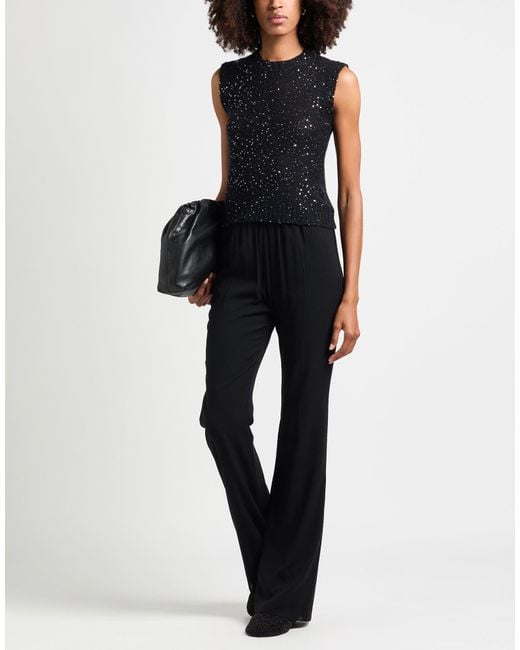 Roberto Collina Black Sweater Polyamide, Cashmere, Silk