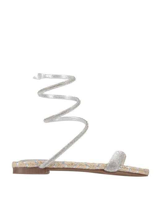 Twenty Four Haitch White Espadrilles