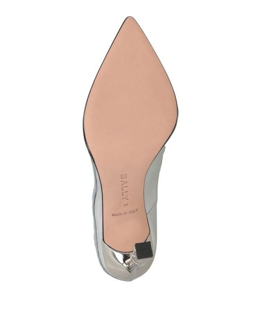 Bally White Pumps Synthetic Material