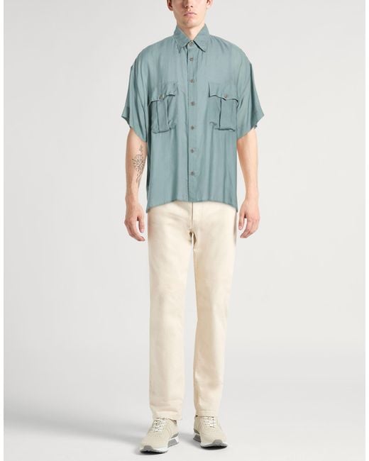 Giorgio Armani Blue Shirt for men
