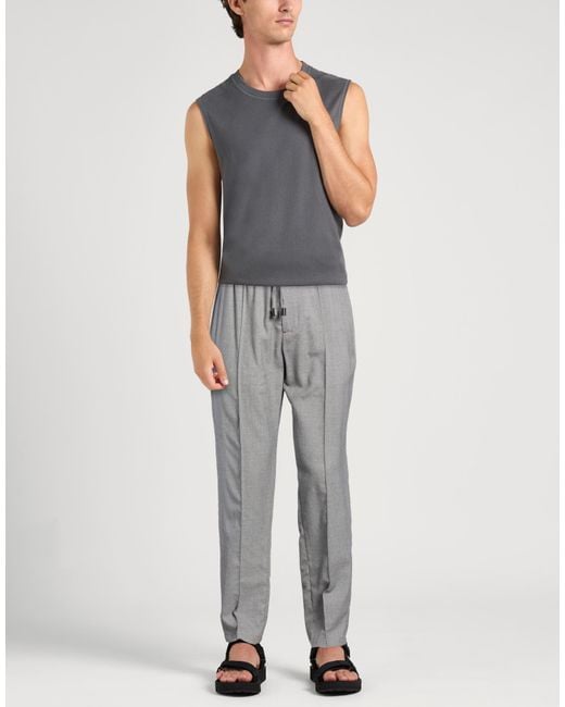 Isaia Gray Pants for men