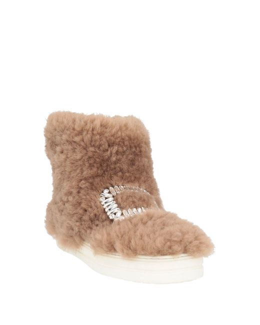 Roger Vivier Brown Ankle Boots
