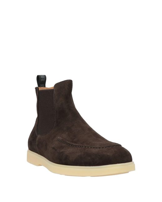 Fabiano Ricci Black Ankle Boots for men