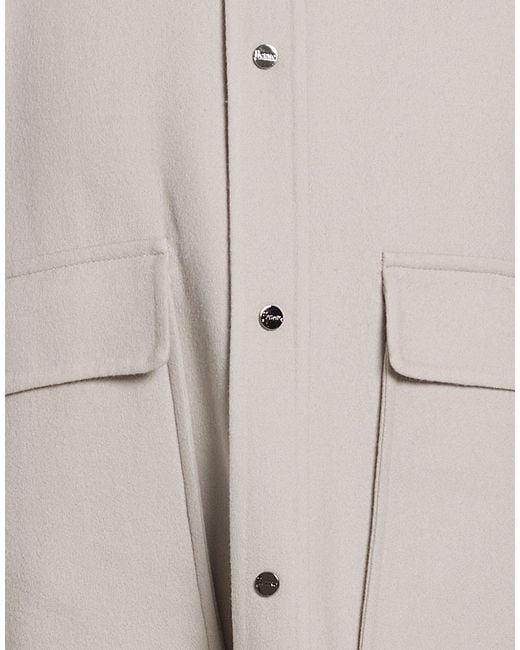 Herno Gray Light Jacket Virgin Wool, Polyester for men