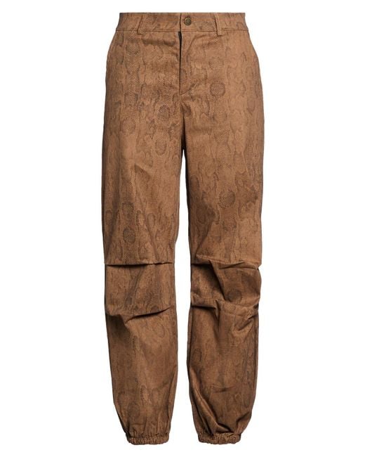 DISCLAIMER Natural Pants Cotton, Elastane