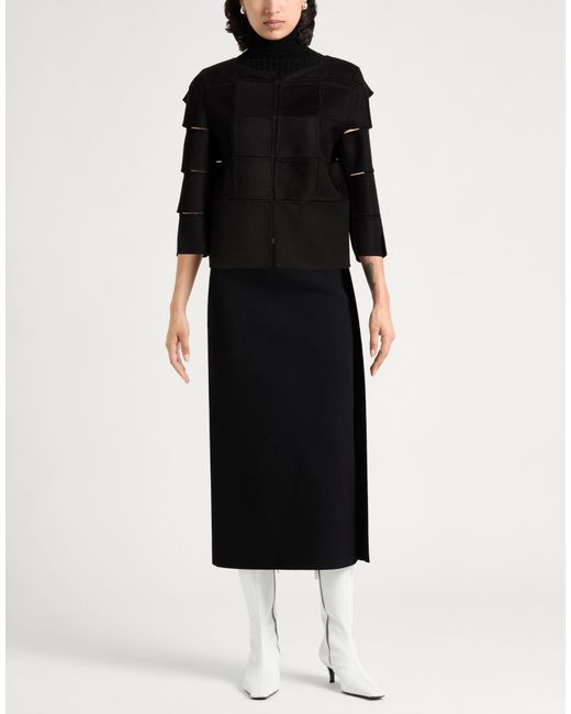 Herno Black Jacket Cashmere