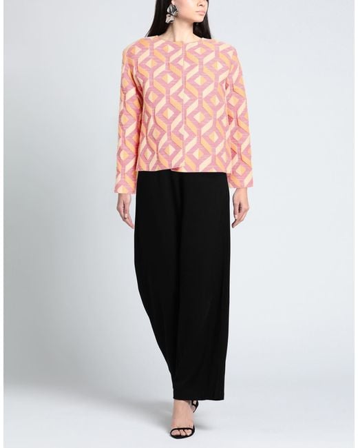 Niu Pink Jacket Polyester, Cotton, Polyamide