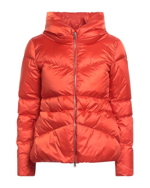 Herno Red Globe Puffer Polyamide
