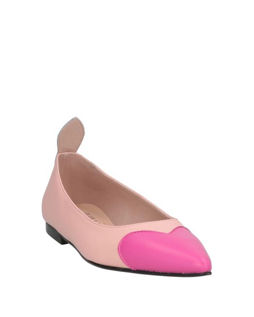Ovyè Pink Ballet Flats