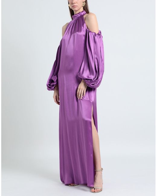 Crida Milano Purple Maxi Dress