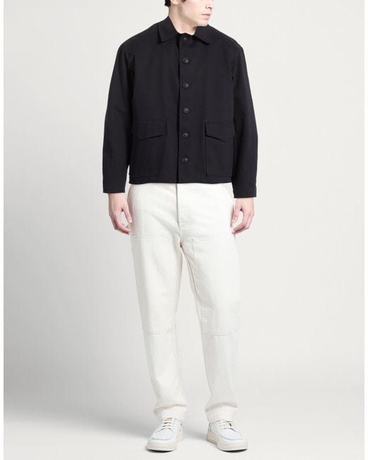 Exte Black Jacket Cotton, Elastane for men