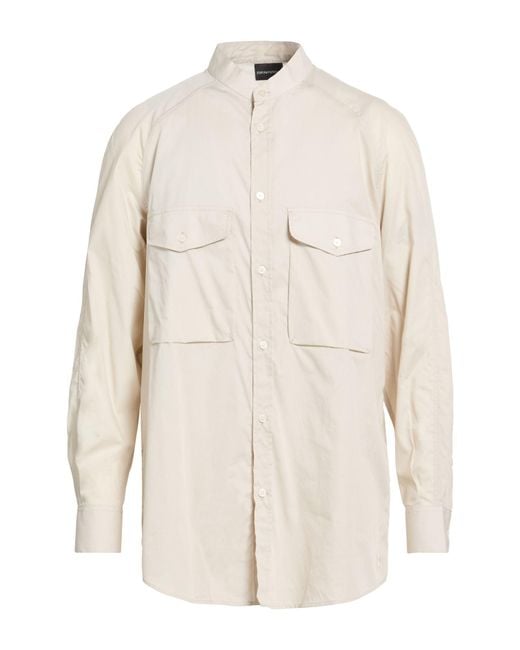 Emporio Armani Natural Shirts for men