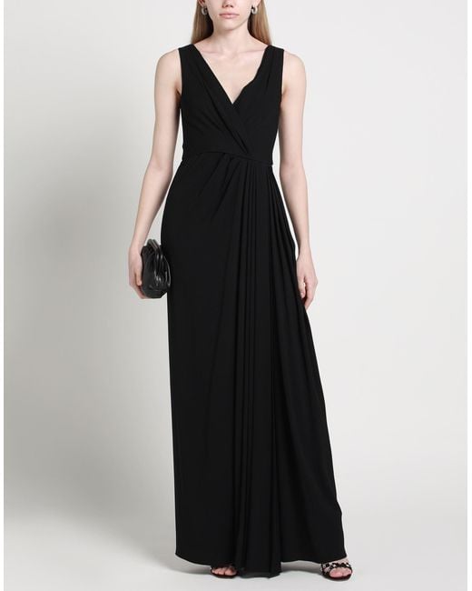 Dolce & Gabbana Black Maxi-Kleid