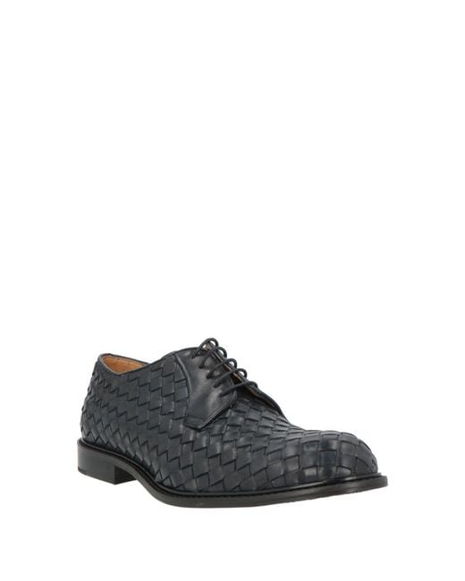 Baldinini Gray Lace-Up Shoes Leather for men