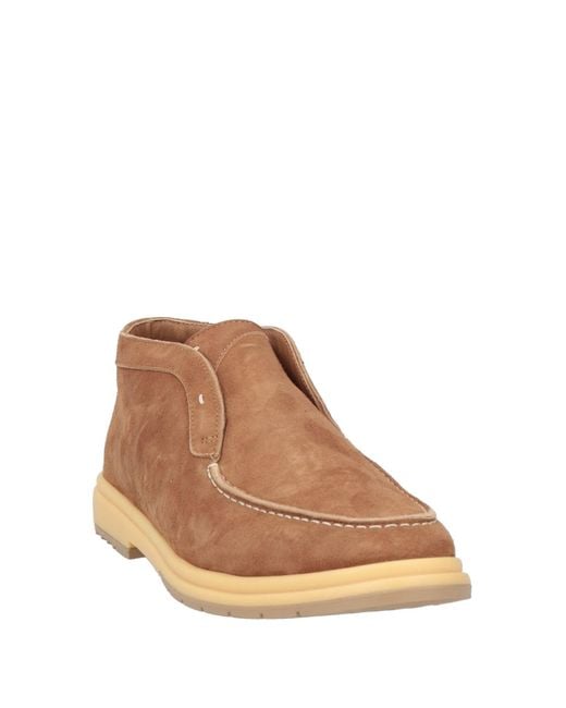 Andrea Ventura Firenze Brown Ankle Boots for men