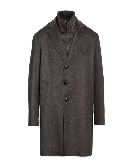 Barba Napoli Gray Coat for men