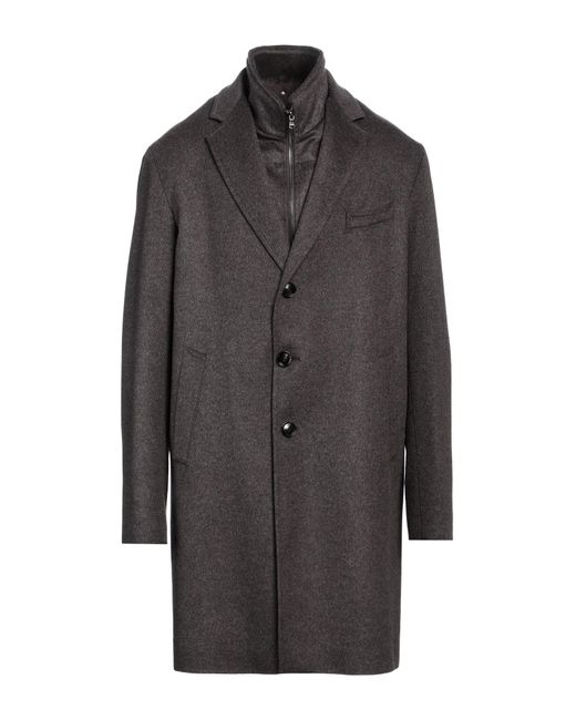 Barba Napoli Gray Coat for men