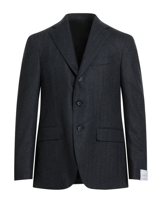 Caruso Black Blazer Wool, Cashmere for men