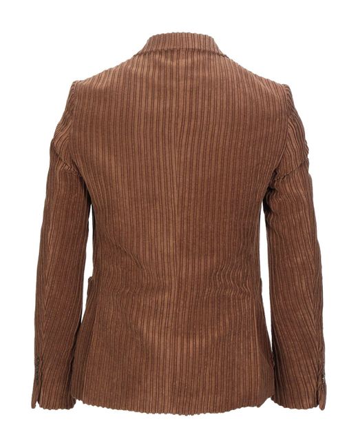 Daniele Alessandrini Brown Blazer for men