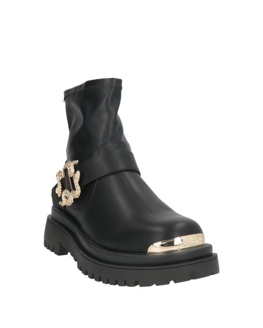 Just Cavalli Black Ankle Boots Synthetic Material