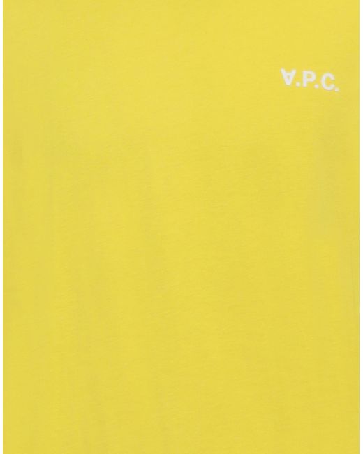 Camiseta A.P.C. de hombre de color Yellow