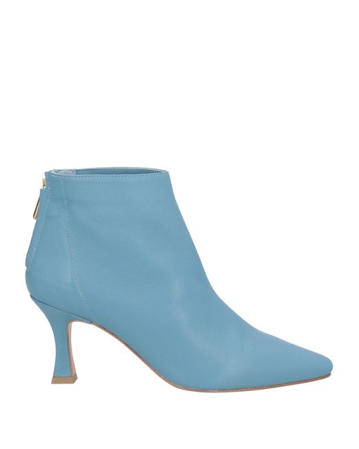 Bianca Di Blue Ankle Boots