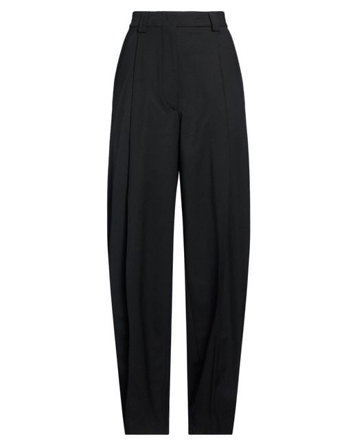 THE LATEST Black Pants Polyester, Virgin Wool, Elastane