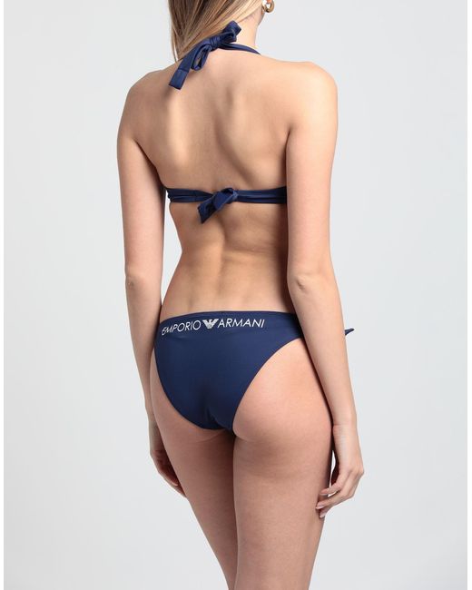 Emporio Armani Bikini in Blau | Lyst DE