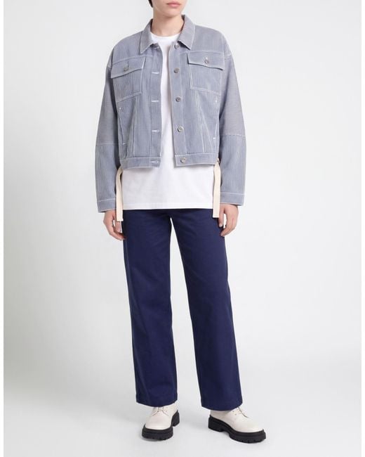 Munthe Blue Jacket Cotton, Elastane