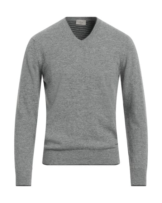 Altea Gray Sweater Virgin Wool for men