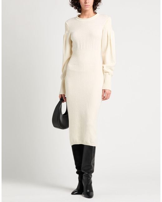 Philosophy Di Lorenzo Serafini White Midi Dress