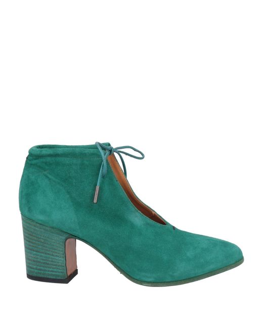 Pantanetti Green Ankle Boots