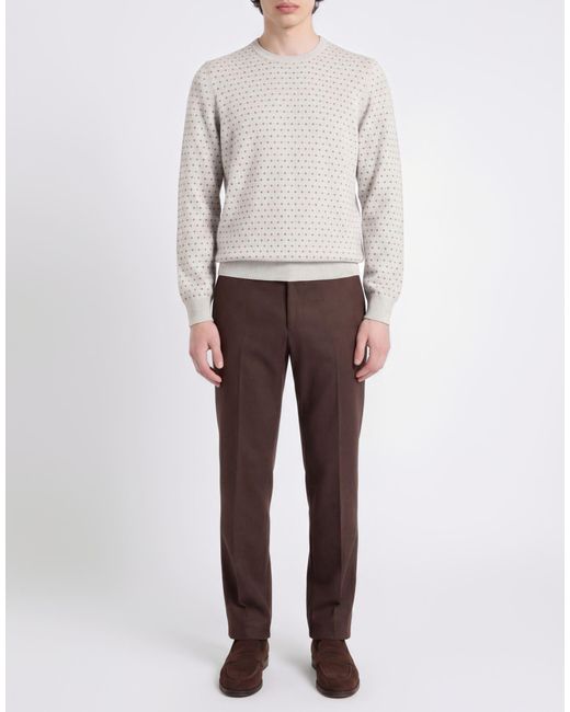 Gran Sasso White Light Sweater Cashmere for men