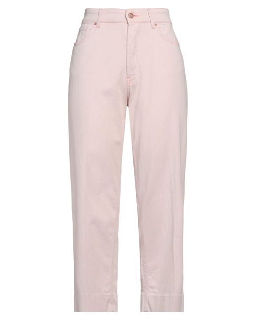 Don The Fuller Pink Jeans Cotton, Elastane