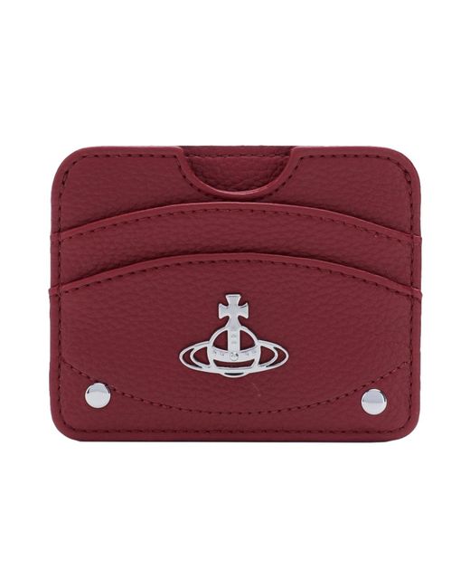 Vivienne Westwood Red Document Holder Recycled Polyurethane, Polyurethane