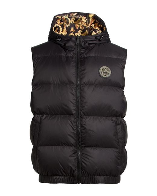 Versace Black Vest Polyamide for men