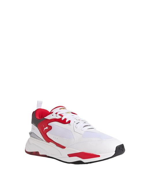 PUMA x FERRARI White Sneakers Polyester for men