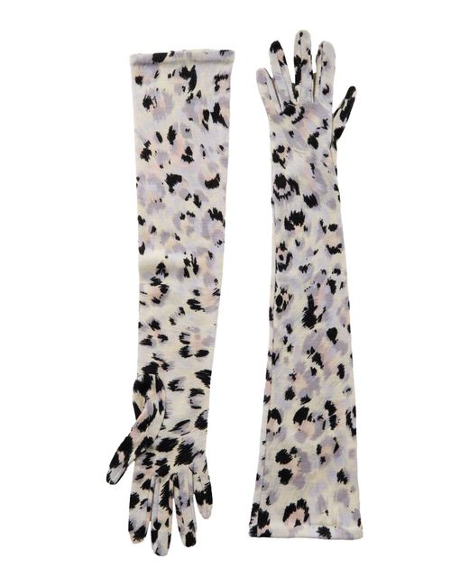 LEONARD Paris White Gloves Wool, Polyamide