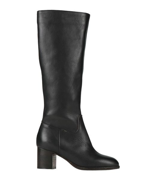 Gianni Crasto Black Boot Leather