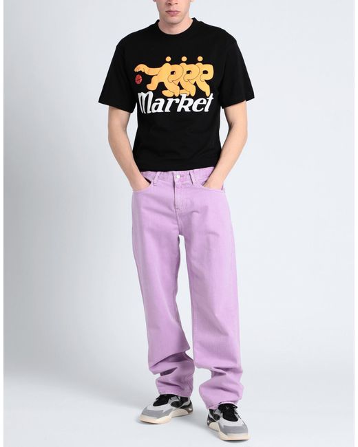 Market Black T-shirt for men