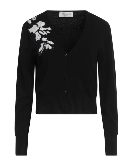 ERMANNO FIRENZE Black Strickjacke